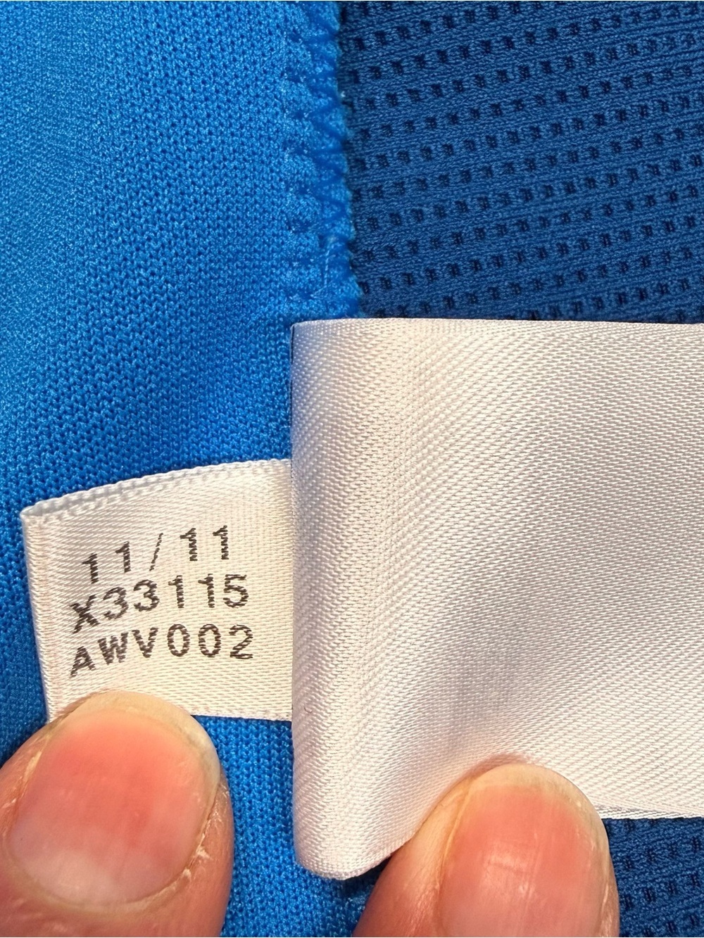 adidas Y2K Blue warm up jacket (2011) with White Trim - Picture 10 of 14